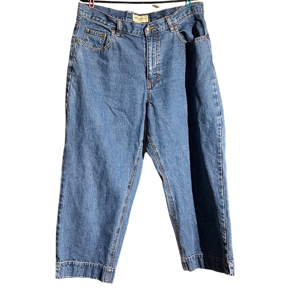 Vintage 90s Eddie Bauer High Waisted Mom Jeans Size 14  Medium Wash Denim [J-49]